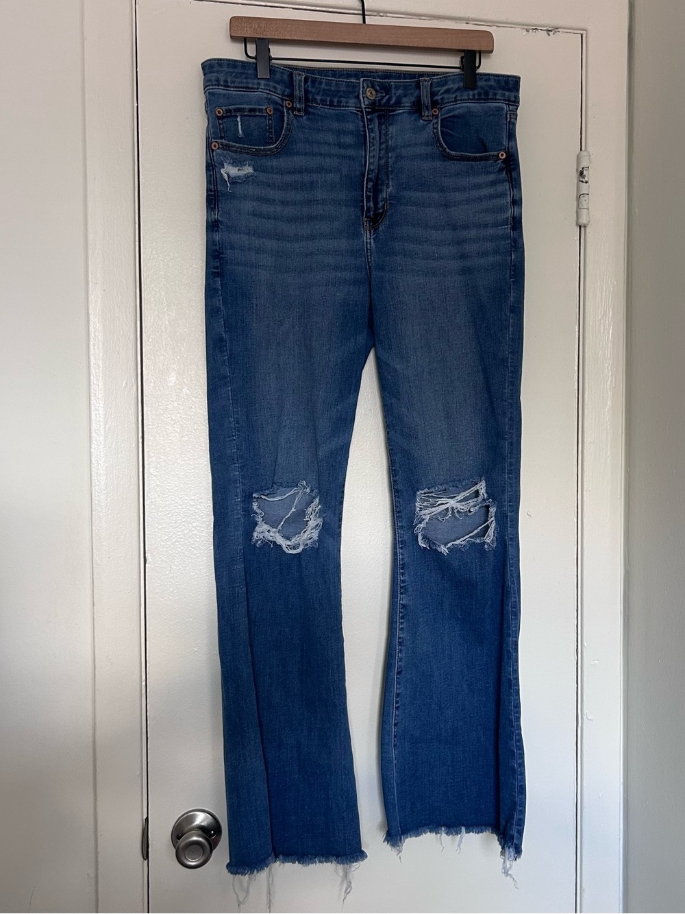 American Eagle Super High Rise Flare Jean